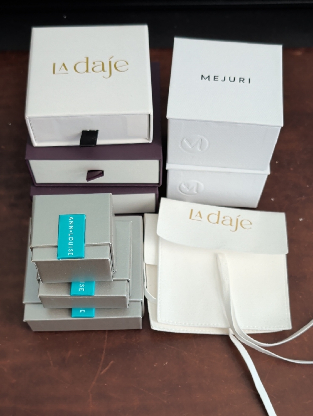 Mejuri, Ann Louise, Micheal Hill, La Daje Jewelry Box Lot